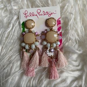NWT Lilly Pulitzer Tassel Earrings